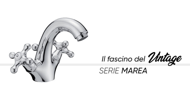 Serie Marea, il fascino del rubinetto “vintage”