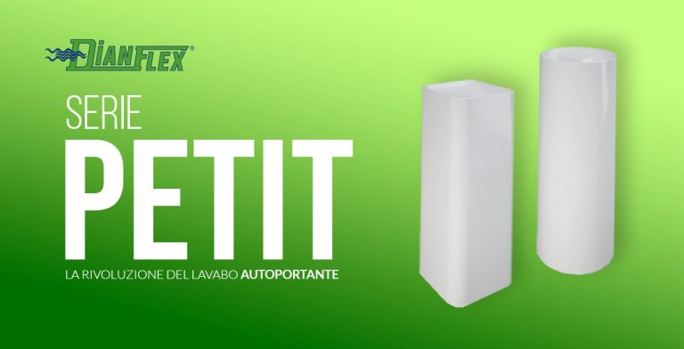 Petit, la rivoluzione del lavabo autoportante