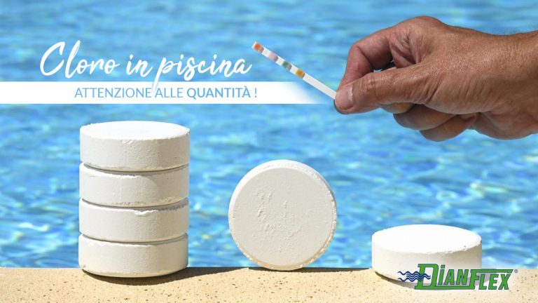 Livello cloro piscina, attenzione alle quantità